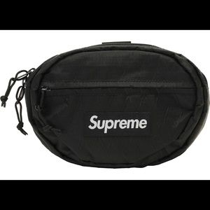 Supreme Waist Bag - FW18 - Black